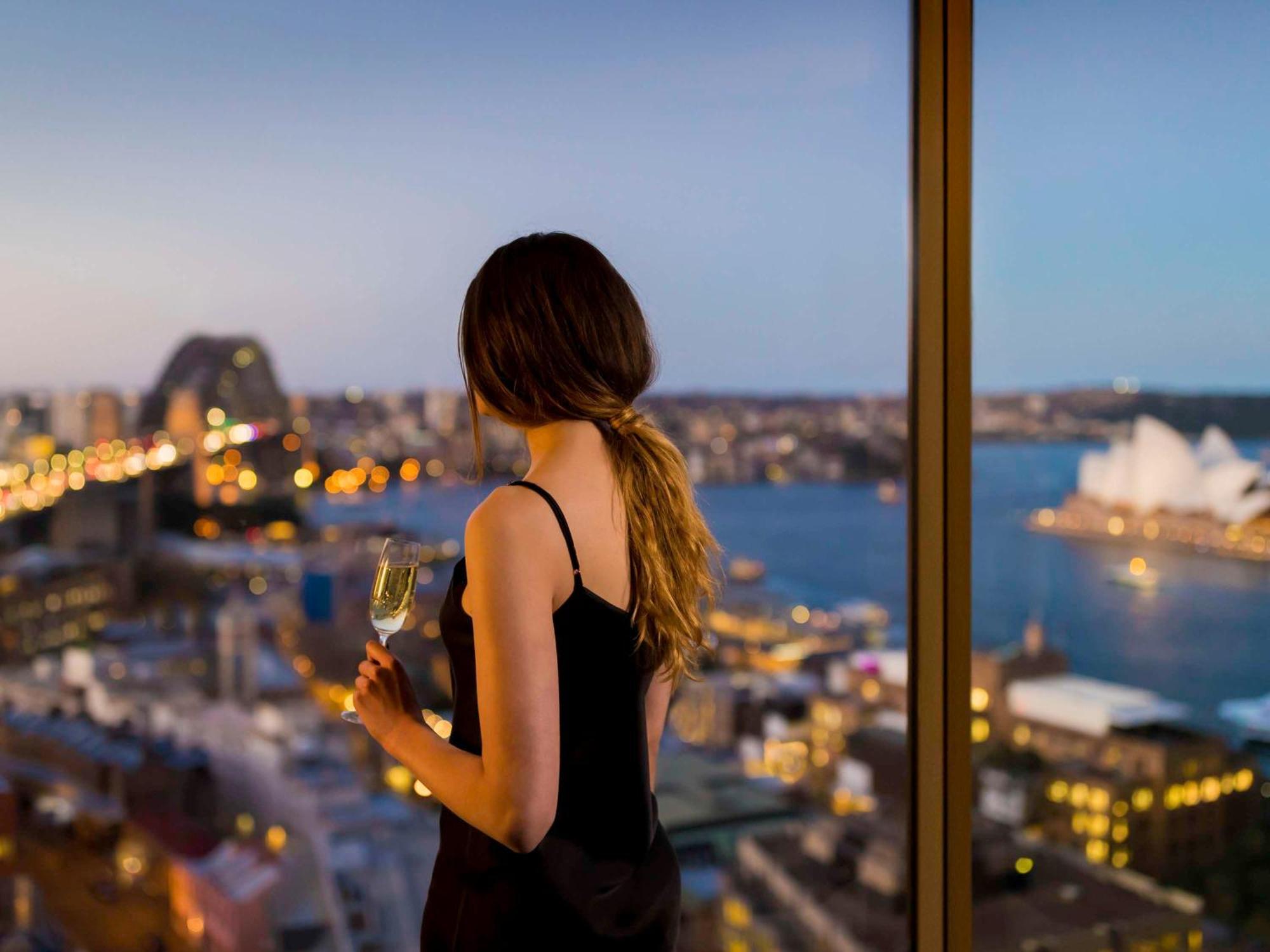 The Sebel Quay West Suites Sydney Sidney Exterior foto View from a suite
