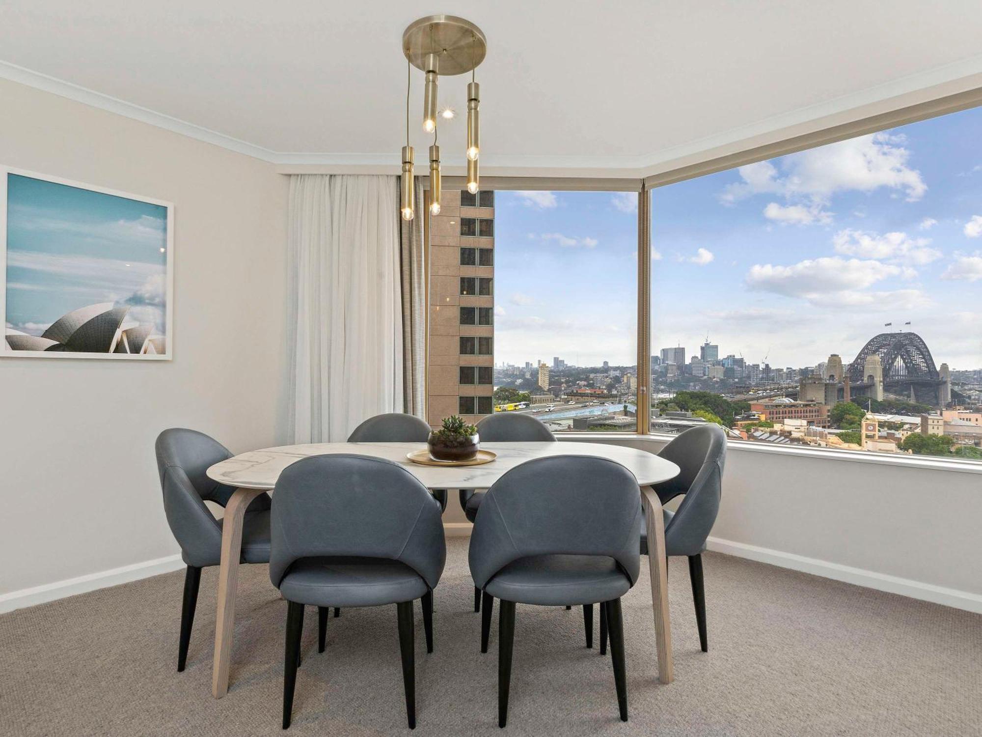 The Sebel Quay West Suites Sydney Sidney Exterior foto Dining room